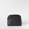 Leather cosmetic bag - front image