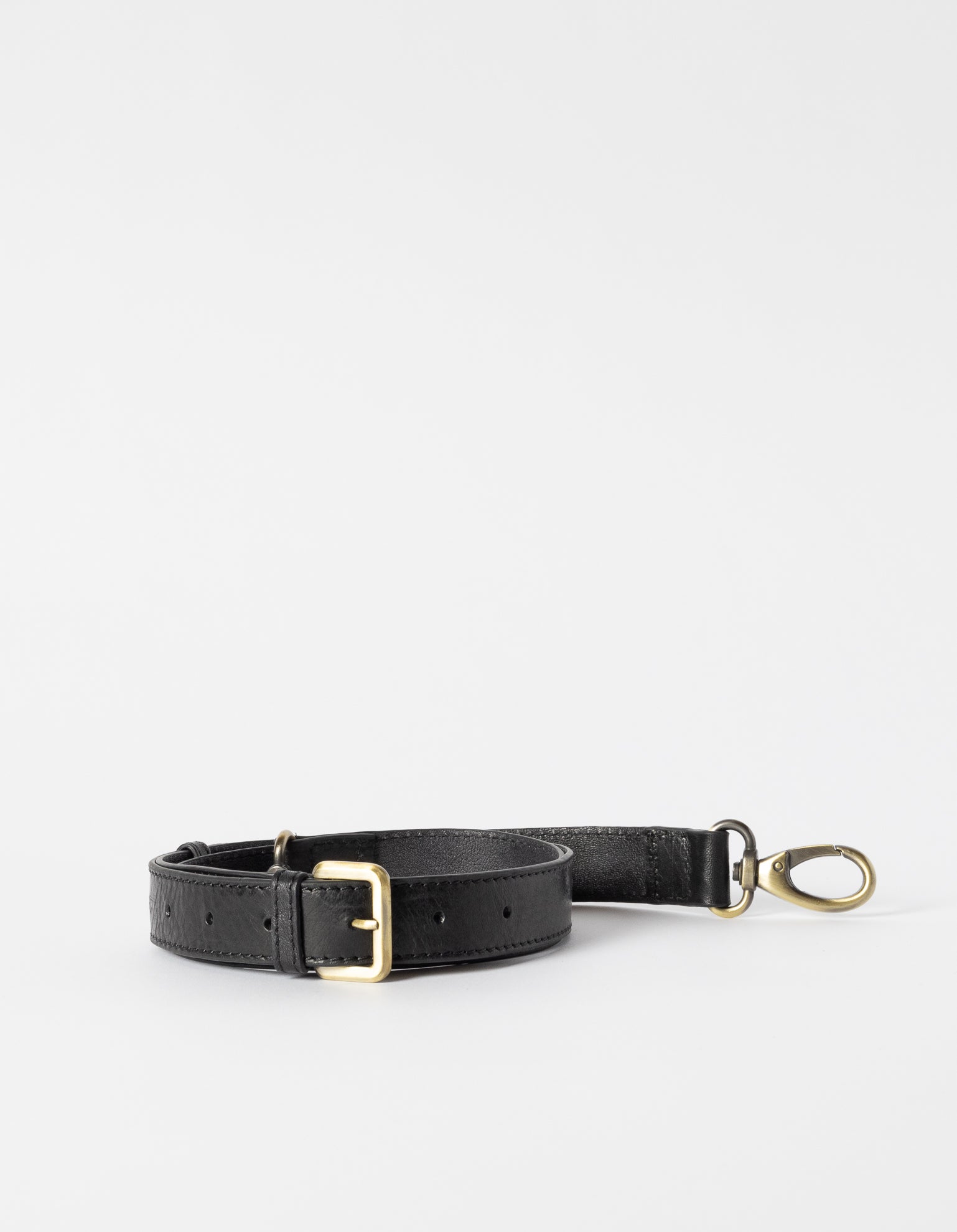 Crossbody Strap 2,5 cm - Black Stromboli Leather