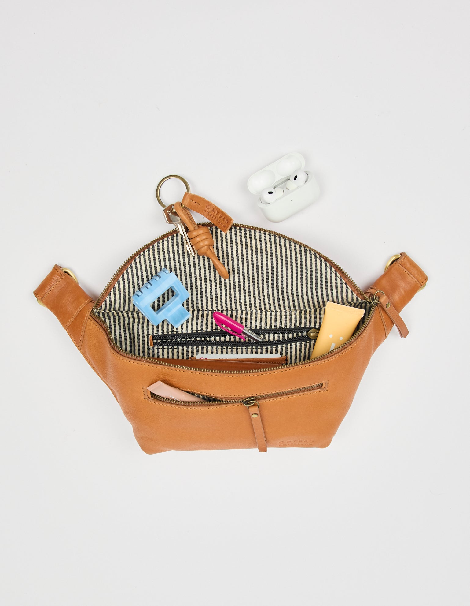 Zo Bags \"Bum bag\" 90's ビンテージ Drew Bum Bag Maxi - Wild Oak Soft Grain Leather