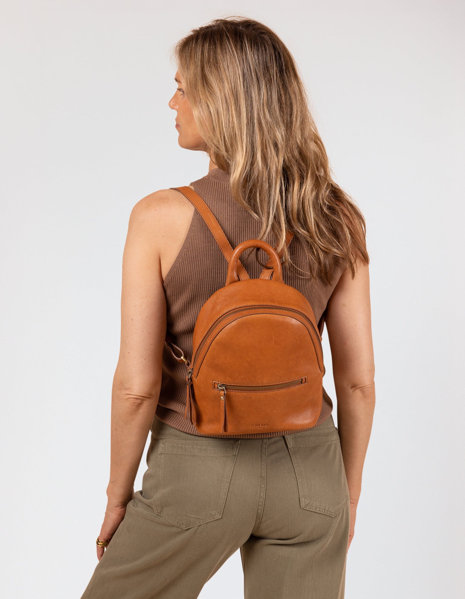 Ivy Mini Backpack - Wild Oak Soft Grain Leather Ivy Mini Backpack - Wild Oak Soft Grain Leather