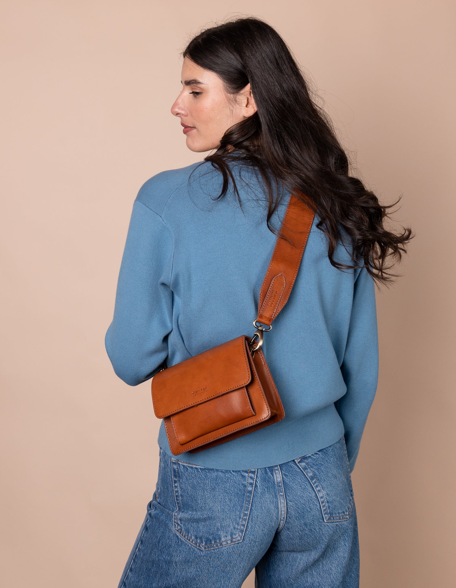 Perfectly Imperfect - Harper Mini - Cognac Classic Leather