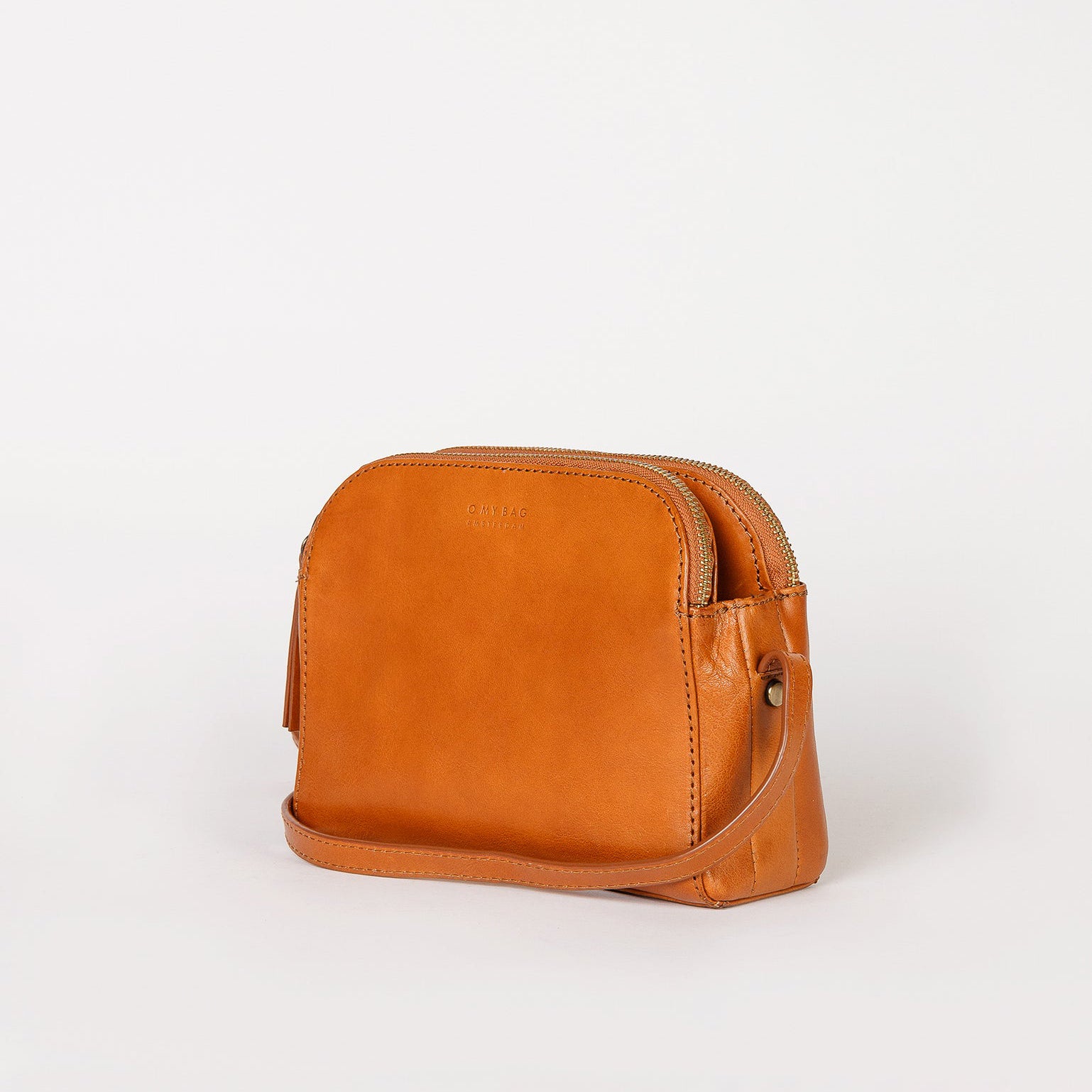 Emily - Leather Strap - Cognac Stromboli Leather