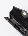 Pre-Loved - Envelope Pixie - Black Classic Croco