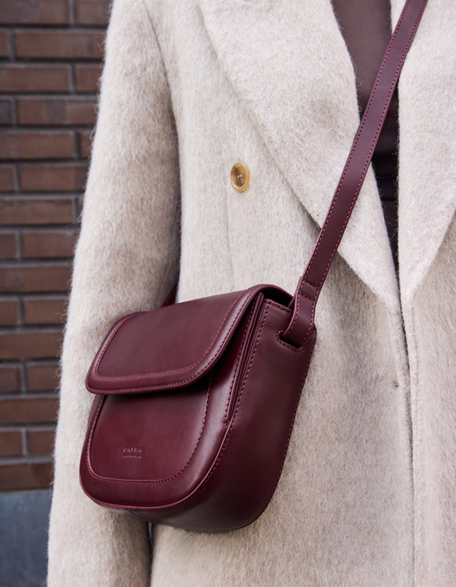 Nina - Dark Cherry Classic Leather