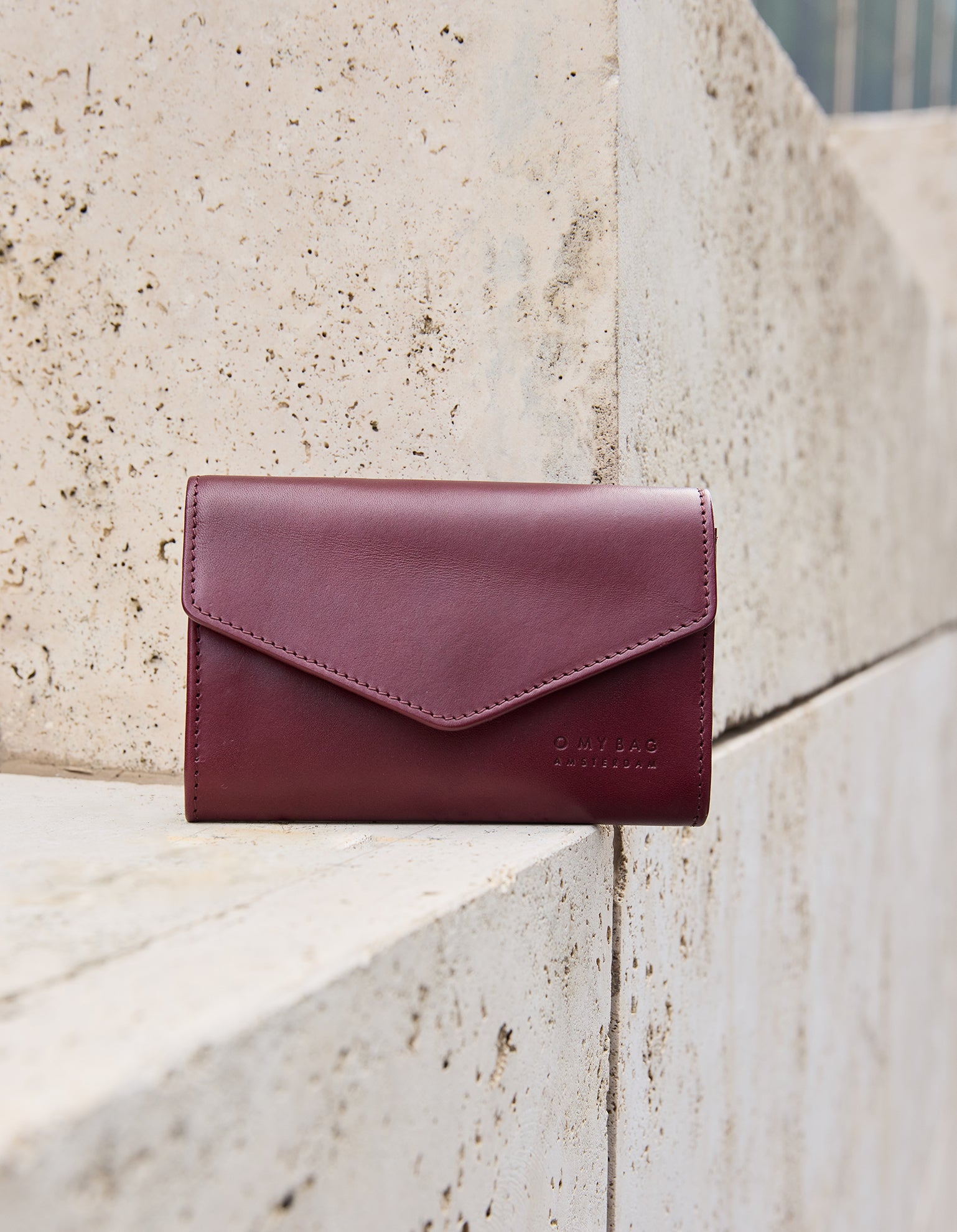 Jo's Purse - Dark Cherry Classic Leather