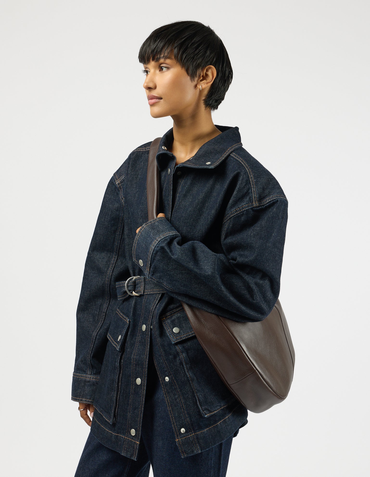 Coco Grand - Chocolate Soft Grain Leather