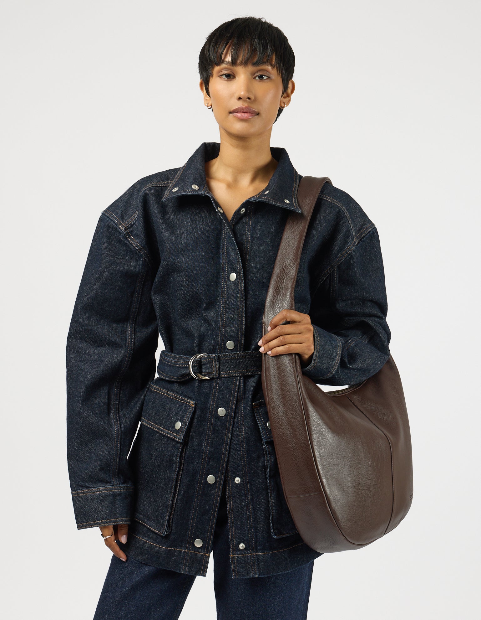 Coco Grand - Chocolate Soft Grain Leather