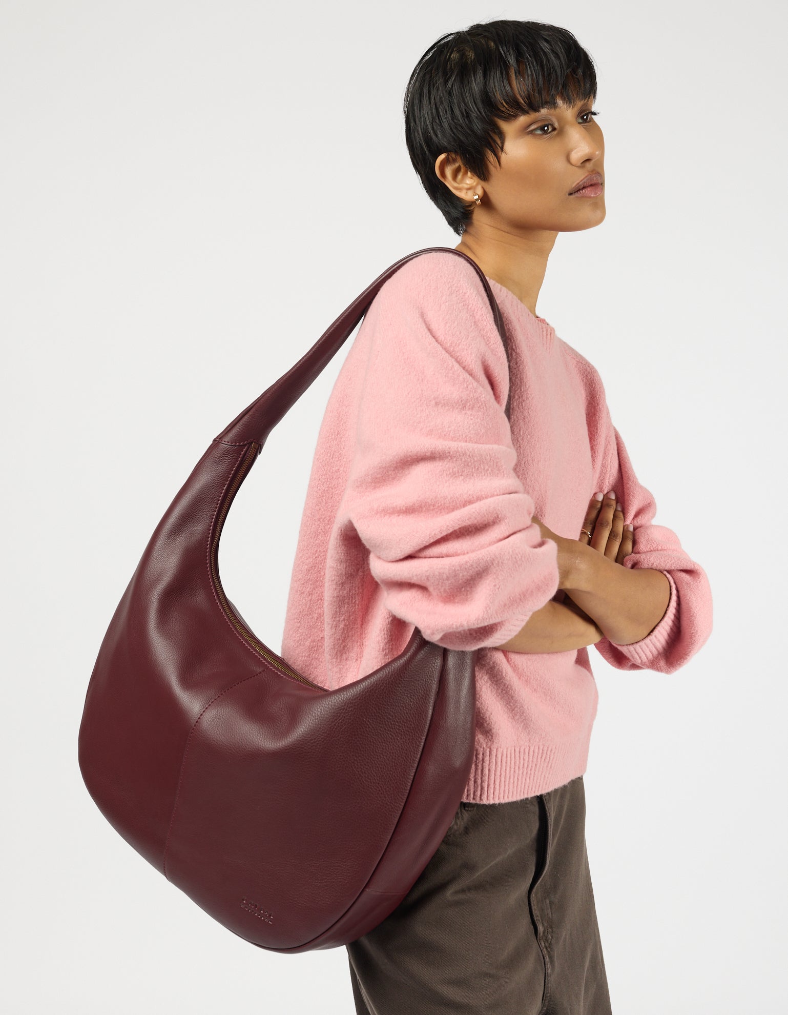 Coco Grand - Dark Cherry Soft Grain Leather