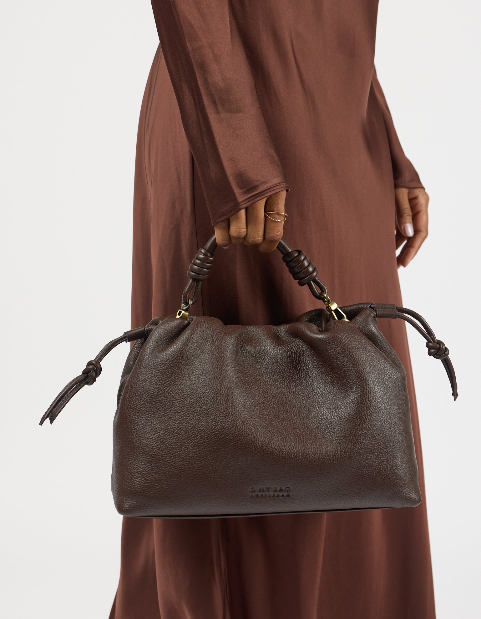 Kiki Midi - Chocolate Soft Grain Leather