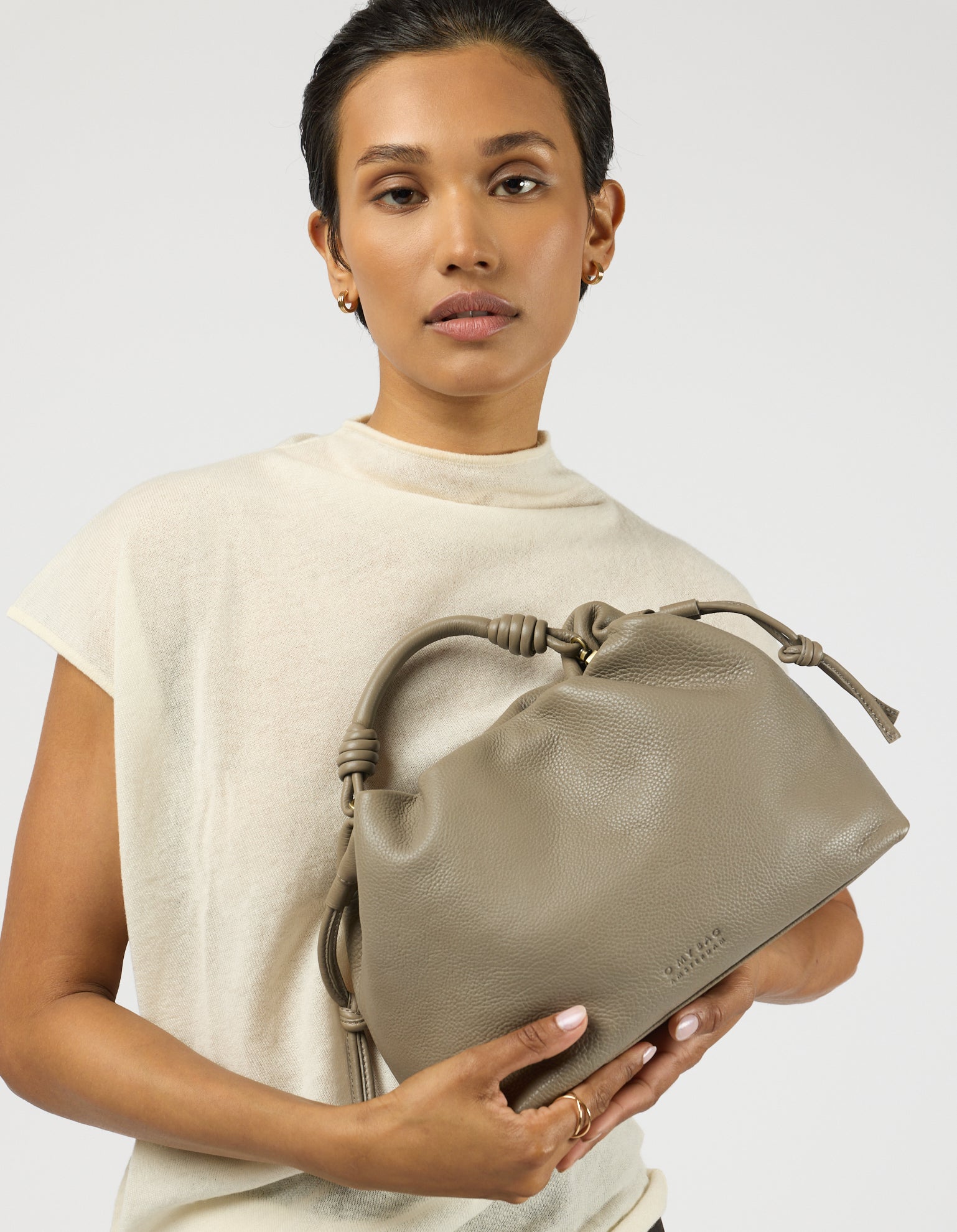 Kiki Midi - Clay Soft Grain Leather