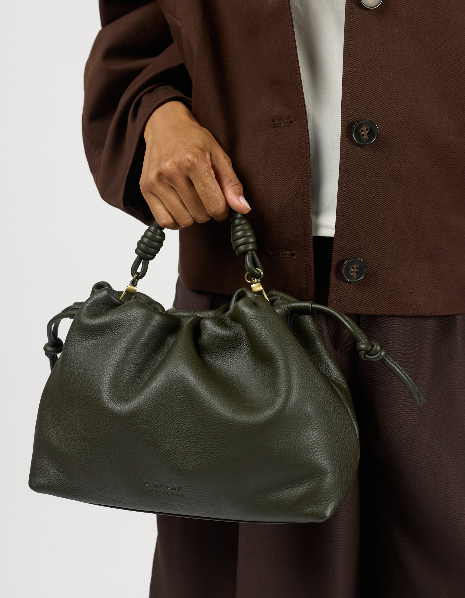 Kiki Midi - Moss Soft Grain Leather