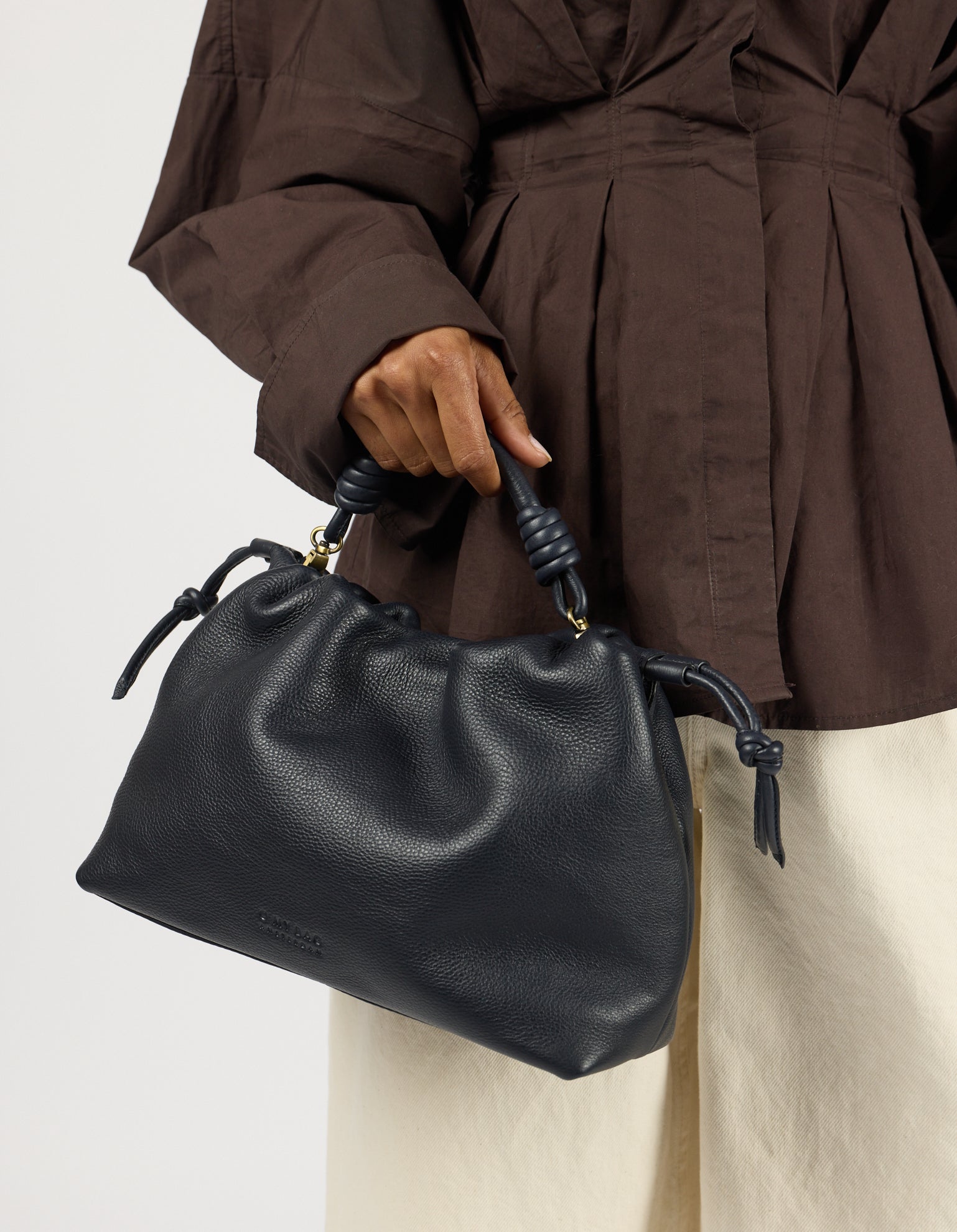 Kiki Midi - Universe Blue Soft Grain Leather