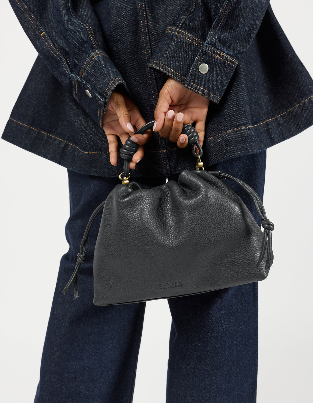 Kiki Mini - Black Soft Grain Leather