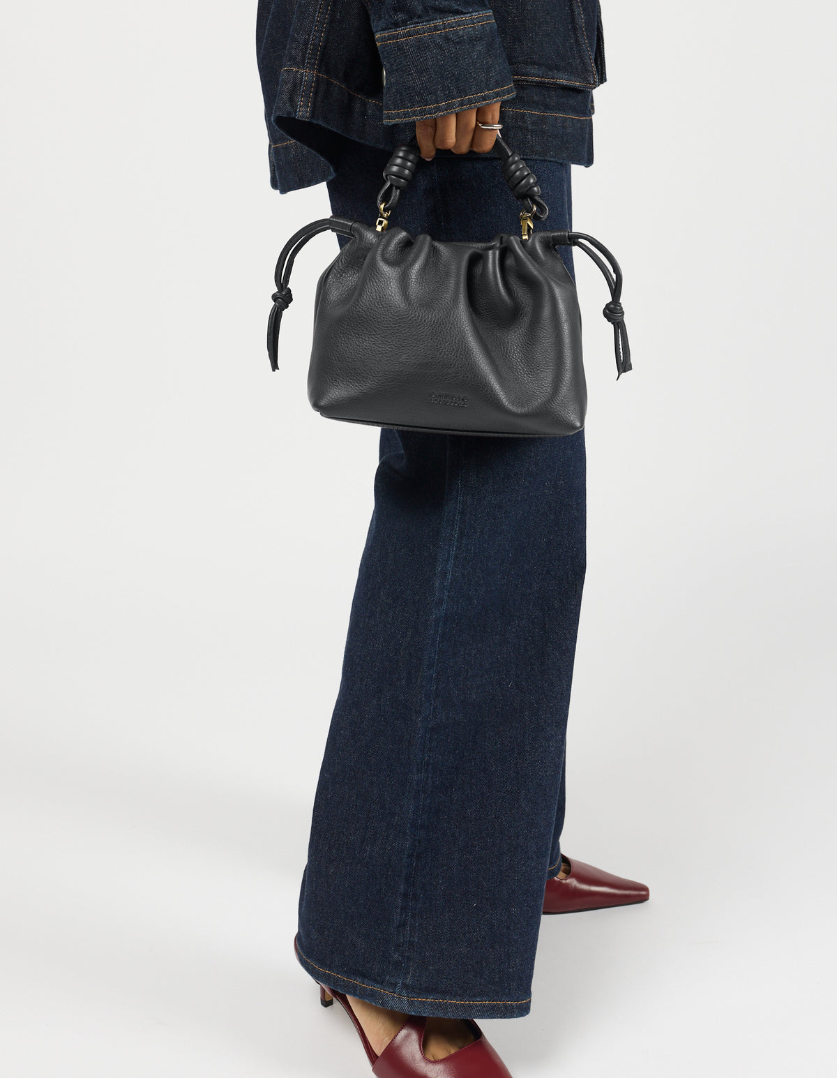 Kiki Mini - Black Soft Grain Leather