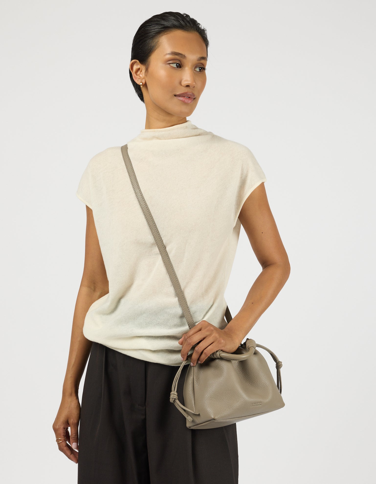 Kiki Mini - Clay Soft Grain Leather
