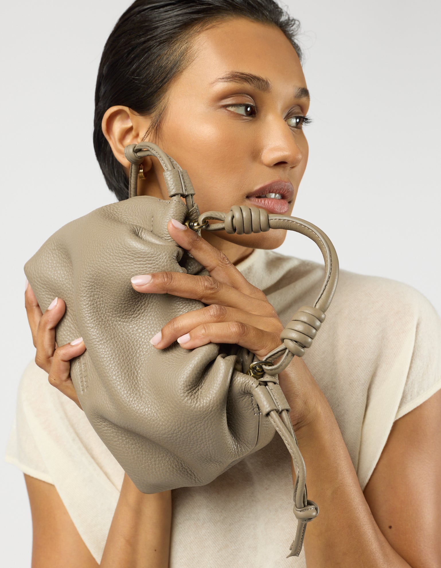 Kiki Mini - Clay Soft Grain Leather