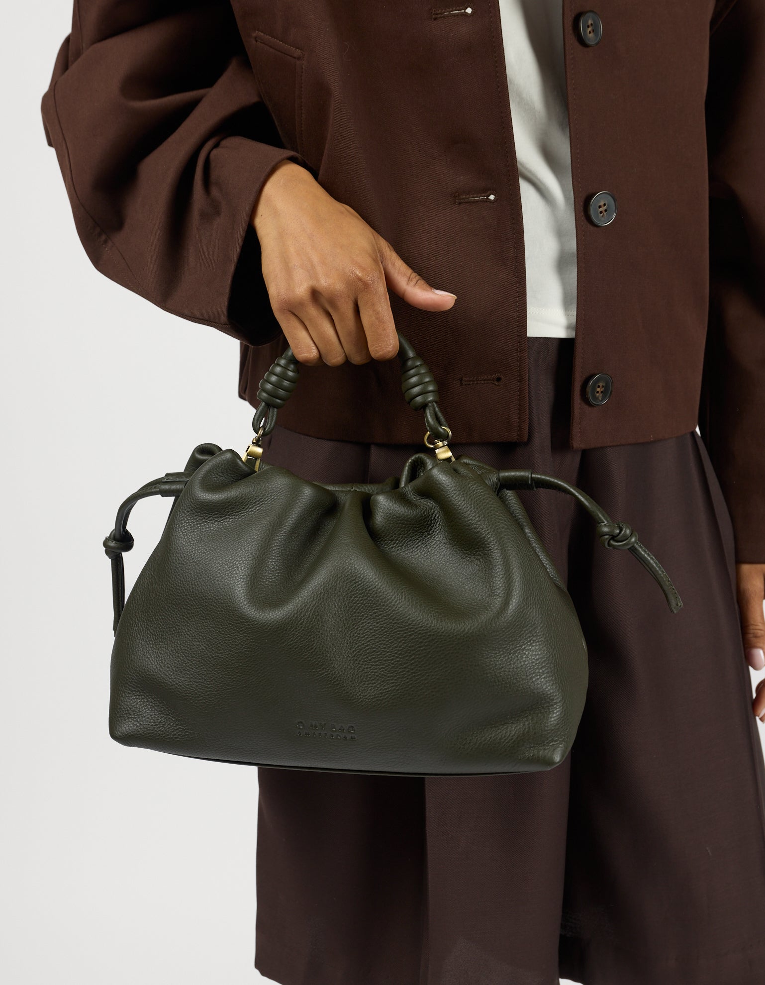 Kiki Mini - Moss Soft Grain Leather