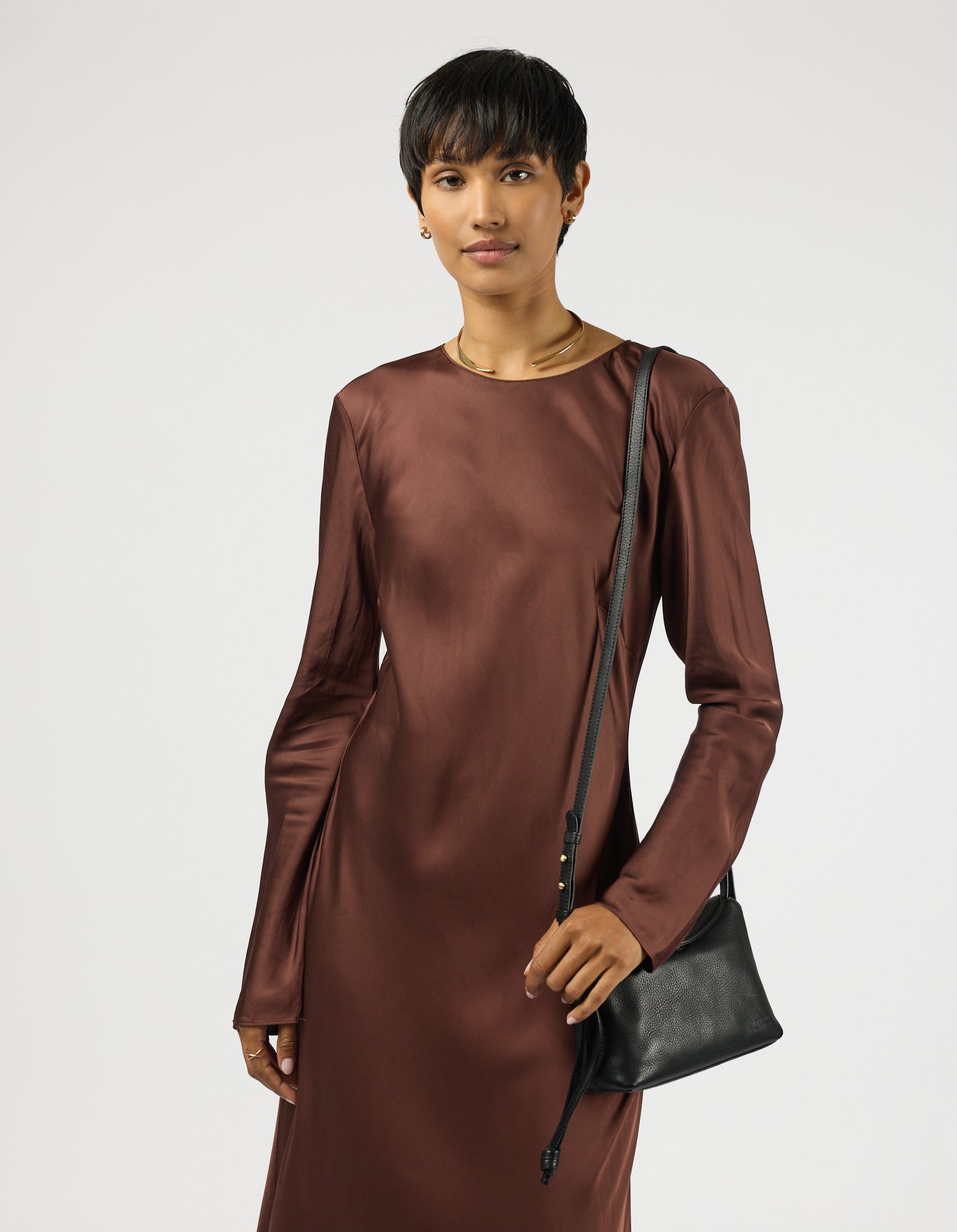 Sienna Mini - Black Soft Grain Leather