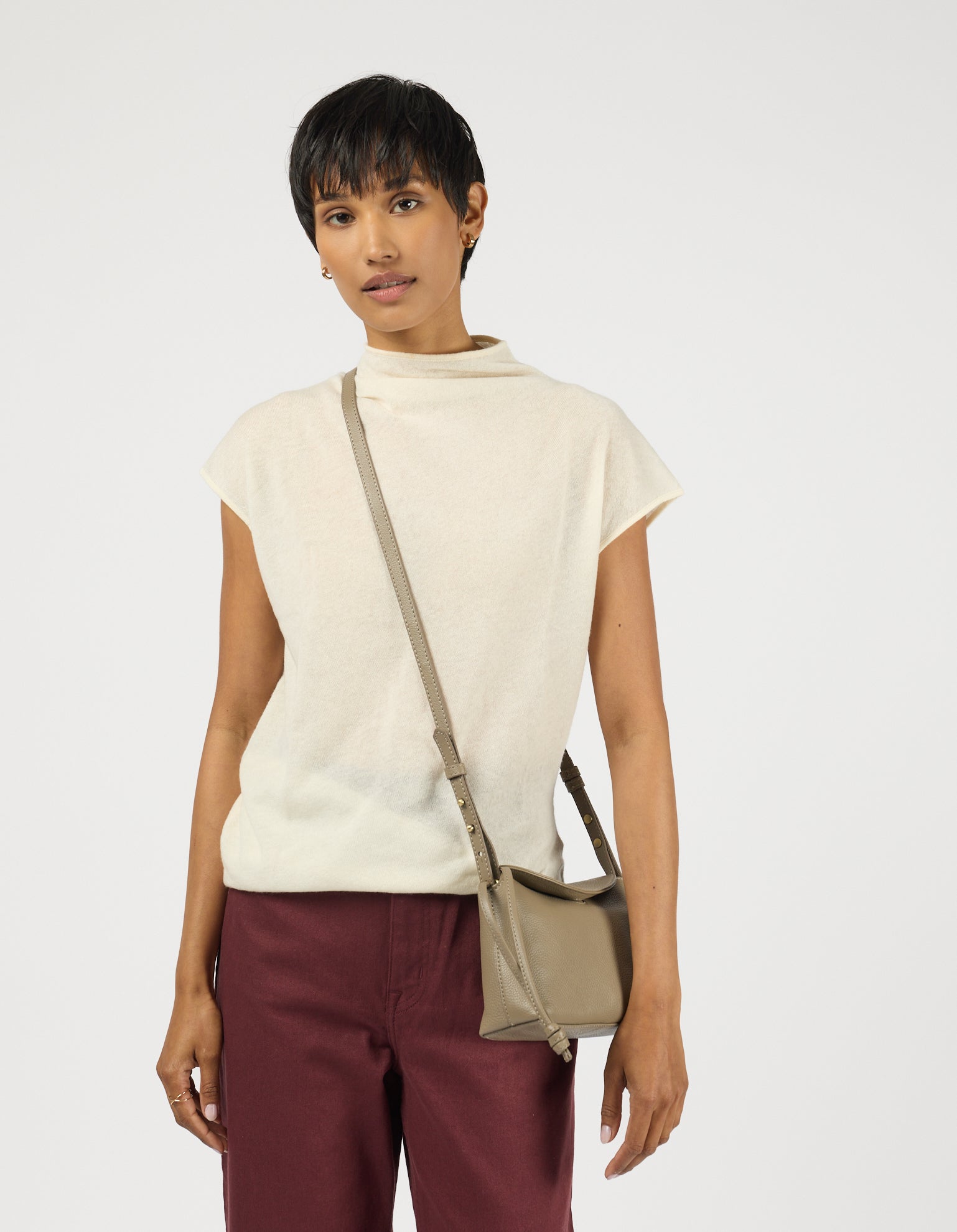 Sienna Mini - Clay Soft Grain Leather