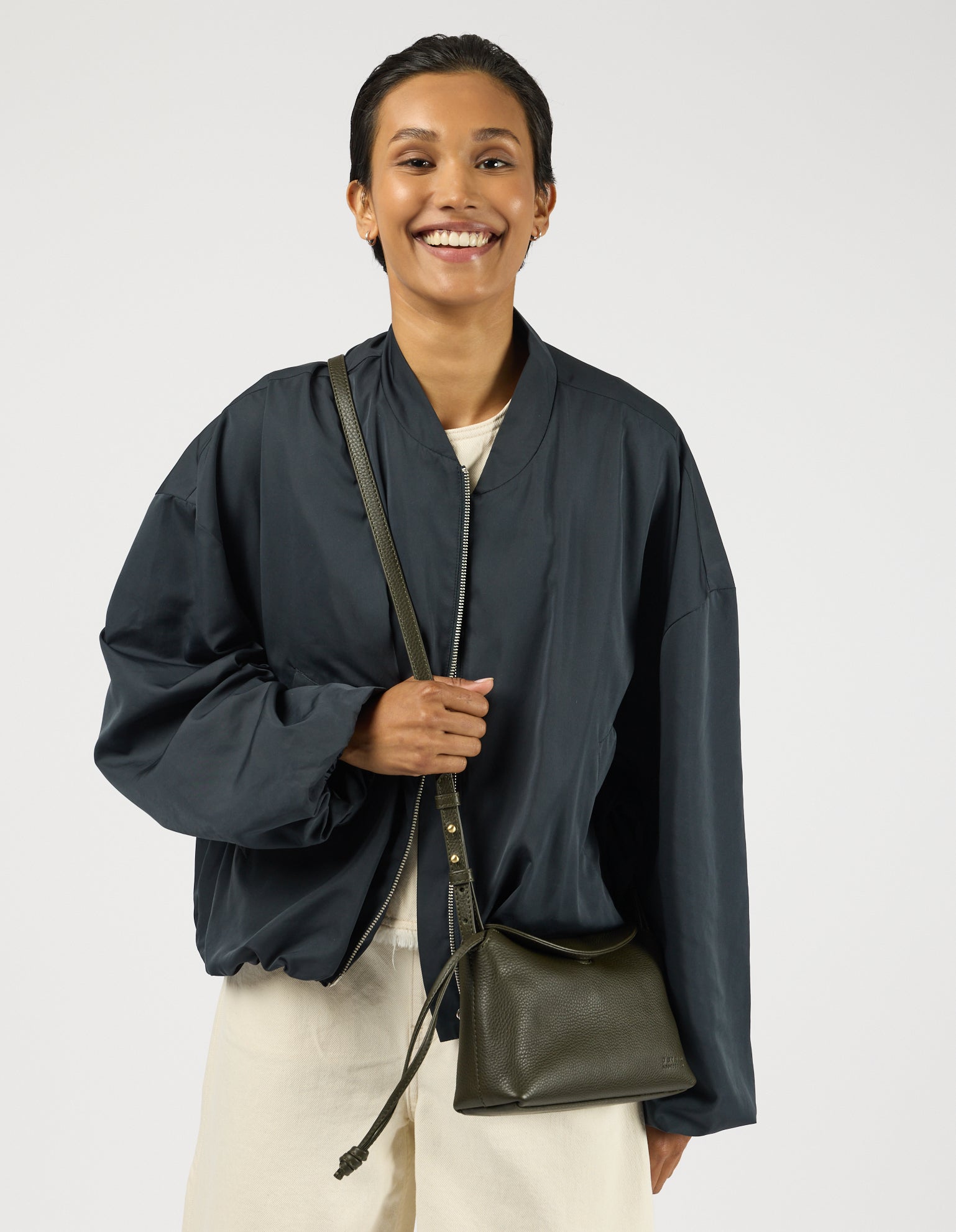 Sienna Mini - Moss Soft Grain Leather