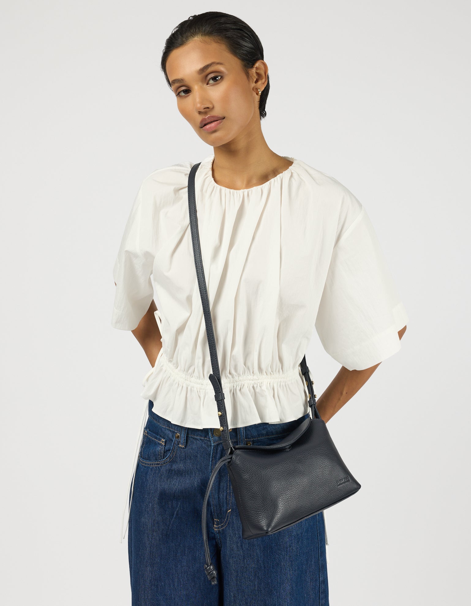 Sienna Mini - Universe Blue Soft Grain Leather