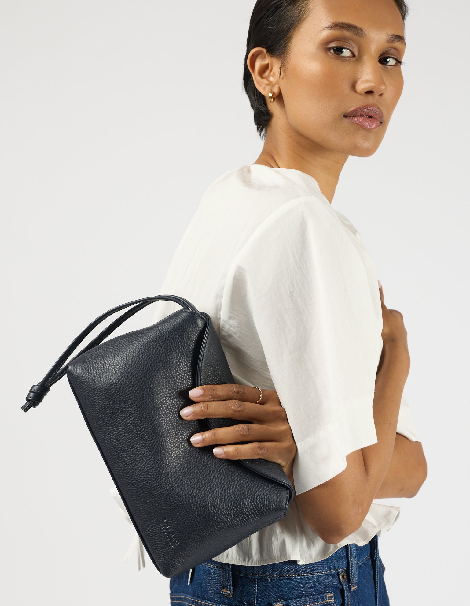 Sienna Mini - Universe Blue Soft Grain Leather