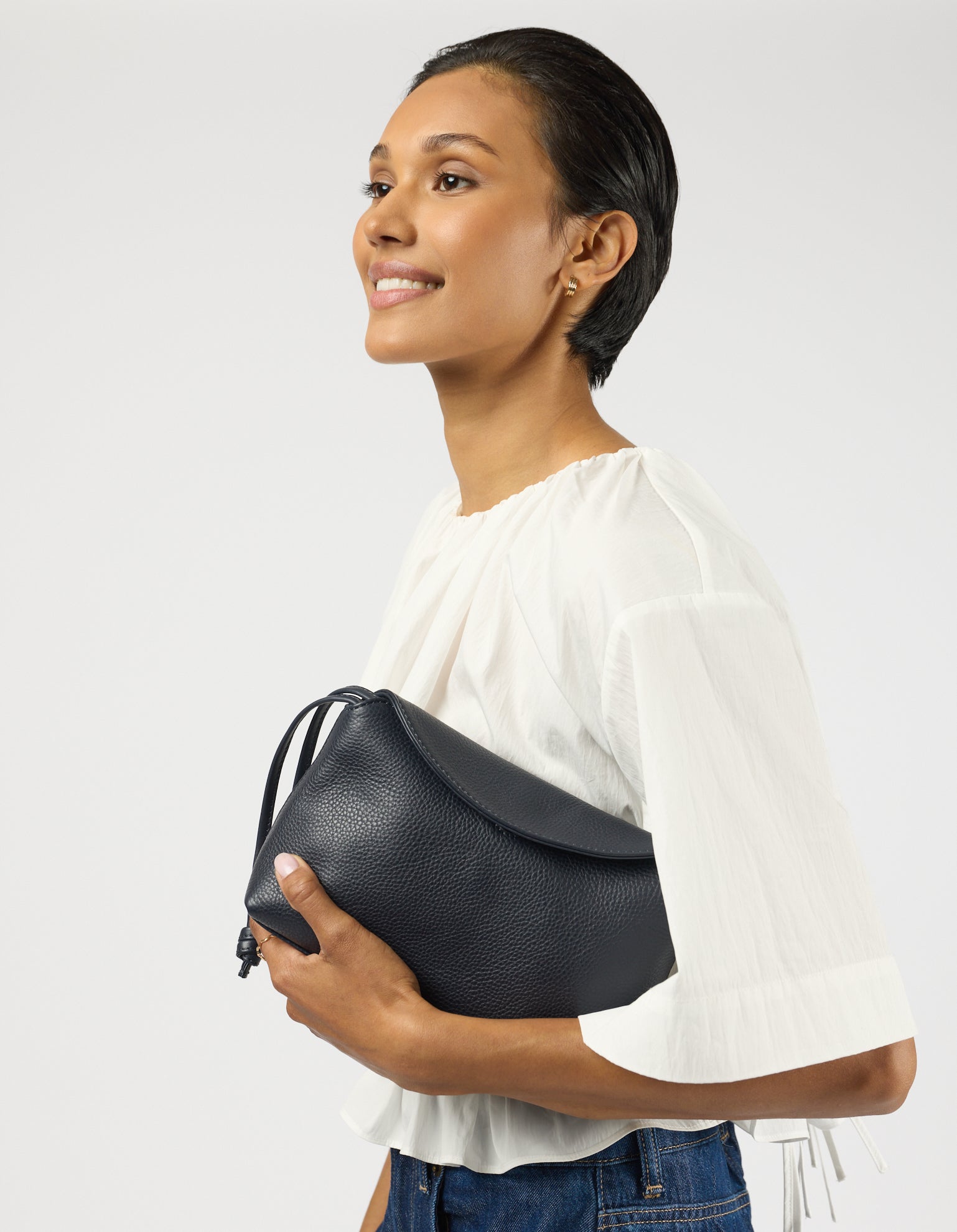 Sienna Mini - Universe Blue Soft Grain Leather