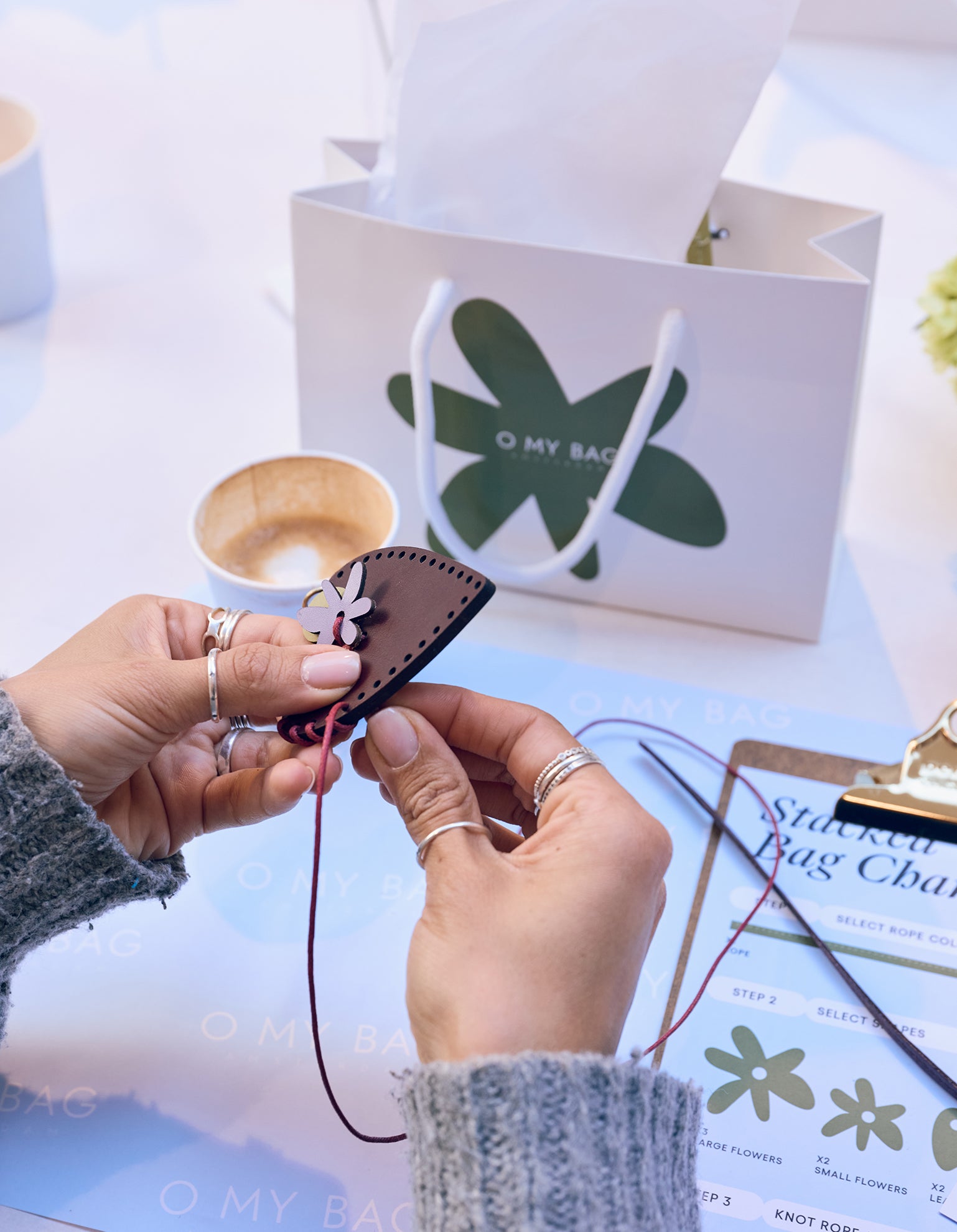 The Bag Charm Workshop time slot 12:00 - 13:30