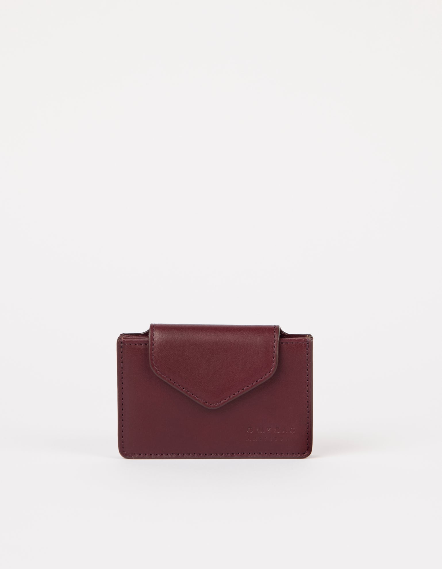Harmonica Wallet - Dark Cherry Classic Leather