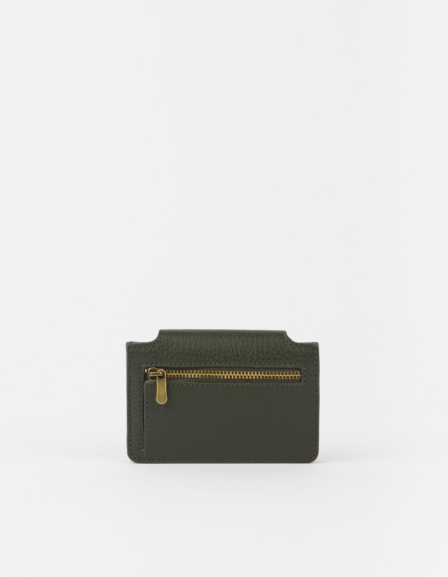 Harmonica Wallet - Moss Soft Grain Leather