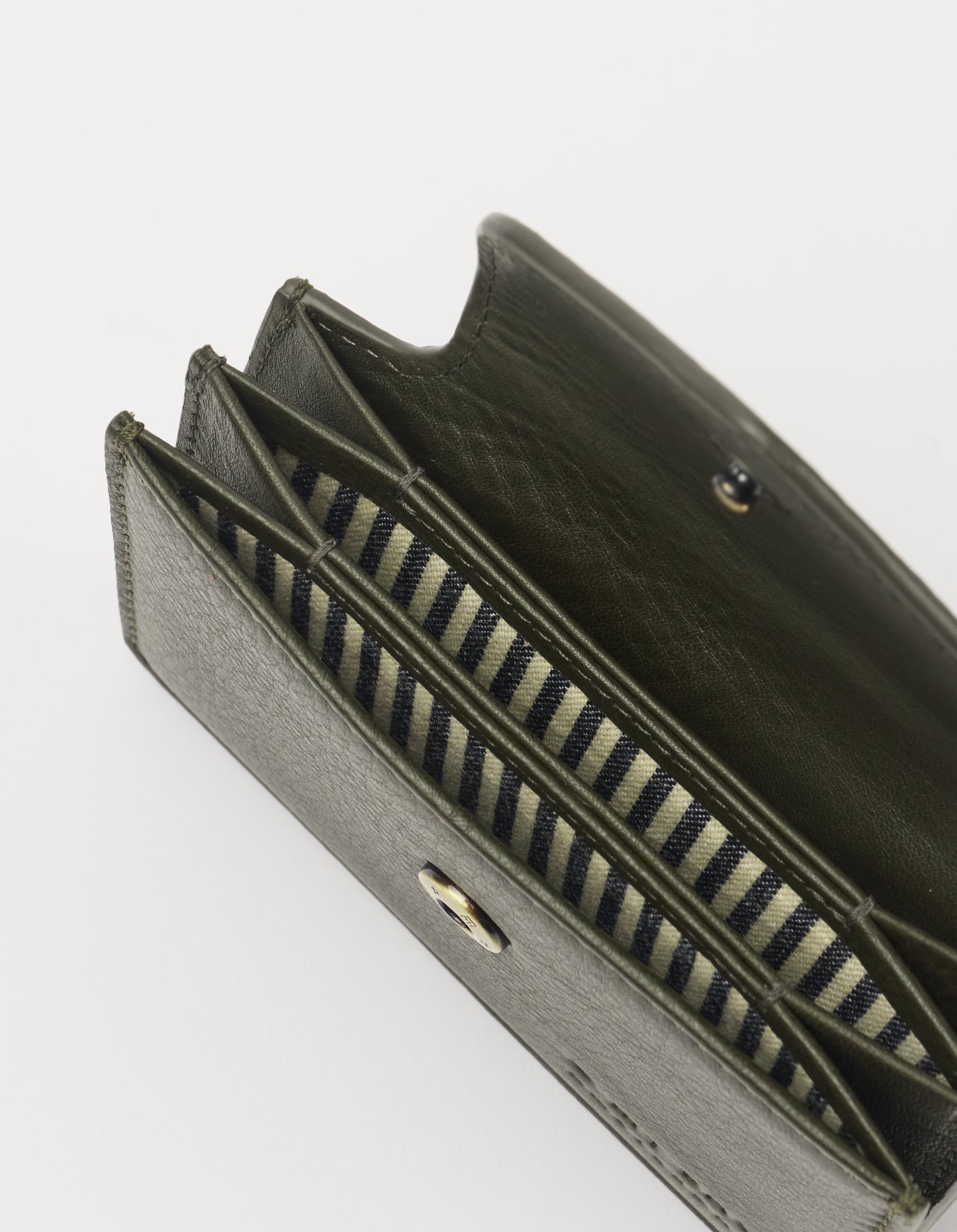 Harmonica Wallet - Moss Soft Grain Leather