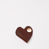 Heart Cord Taco - Chocolate Classic Leather