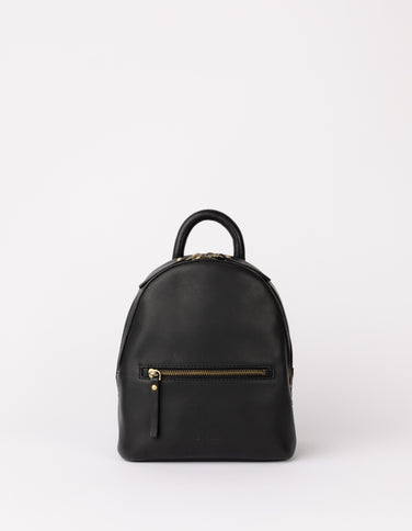 Ivy Mini Backpack - Black Soft Grain Leather