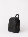 Side product image of Ivy black soft grain leather backpack