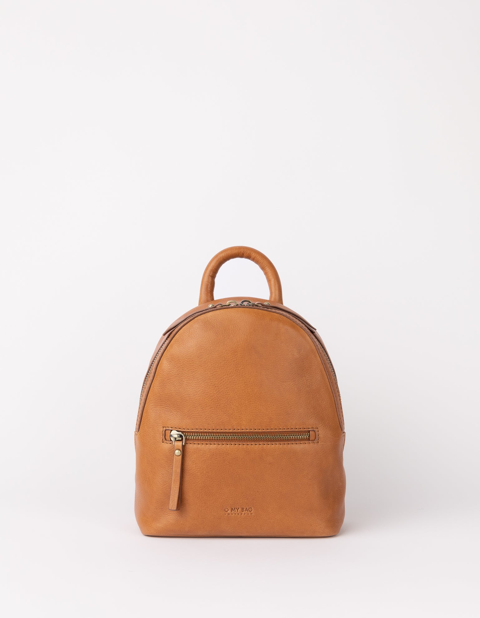 Small selling backpack with leather details