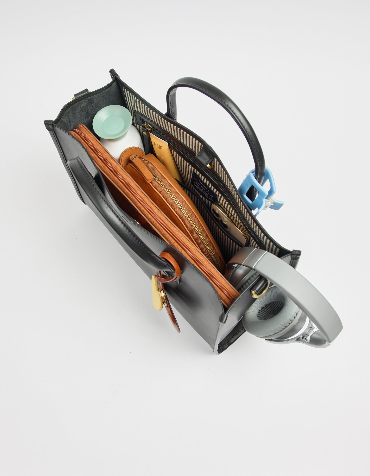 Jackie - Zwart Klassiek Leer