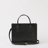 Jackie Midi + Leather Strap - Black Classic Leather
