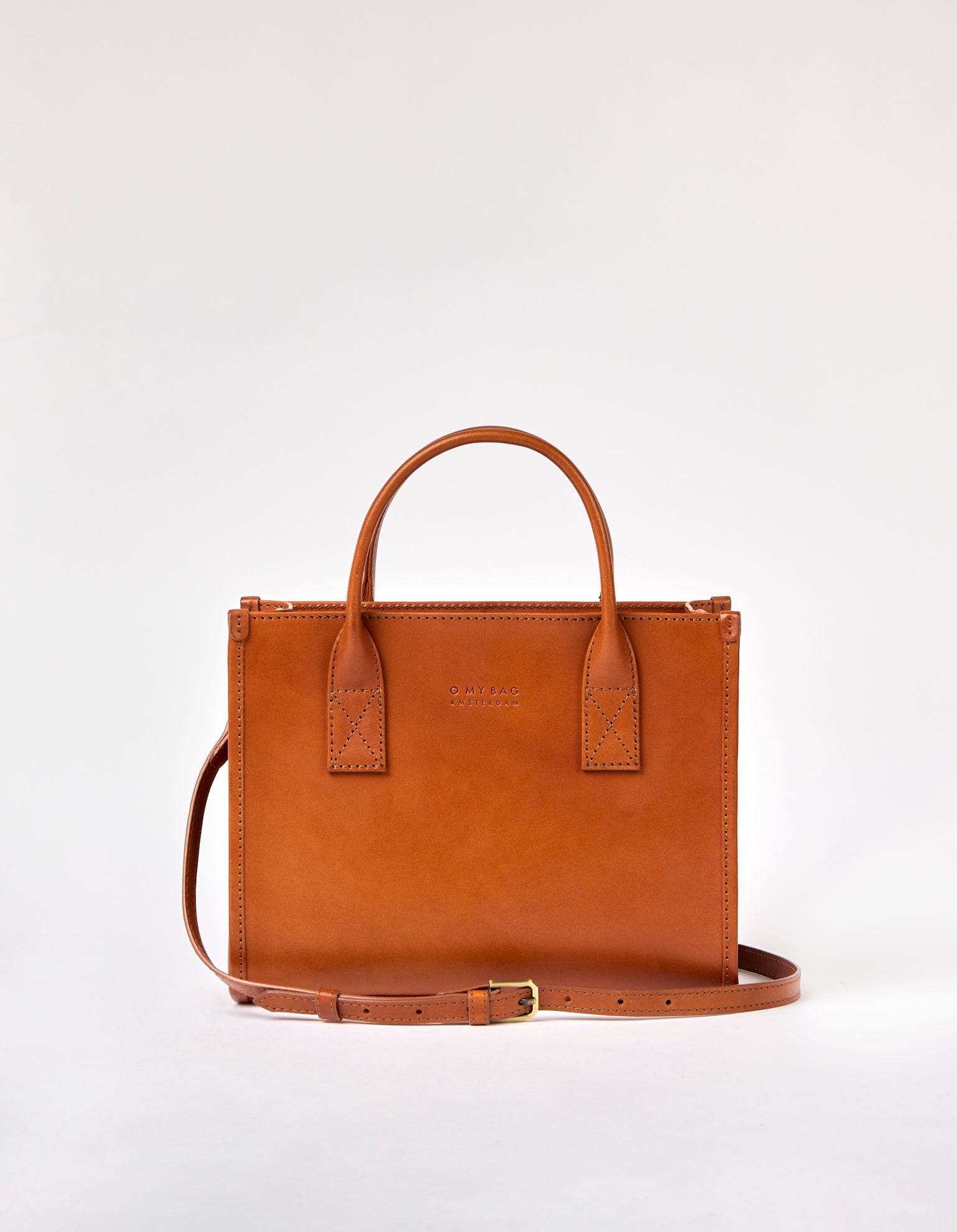 Jackie Midi + Leather Strap - Cognac Classic Leather