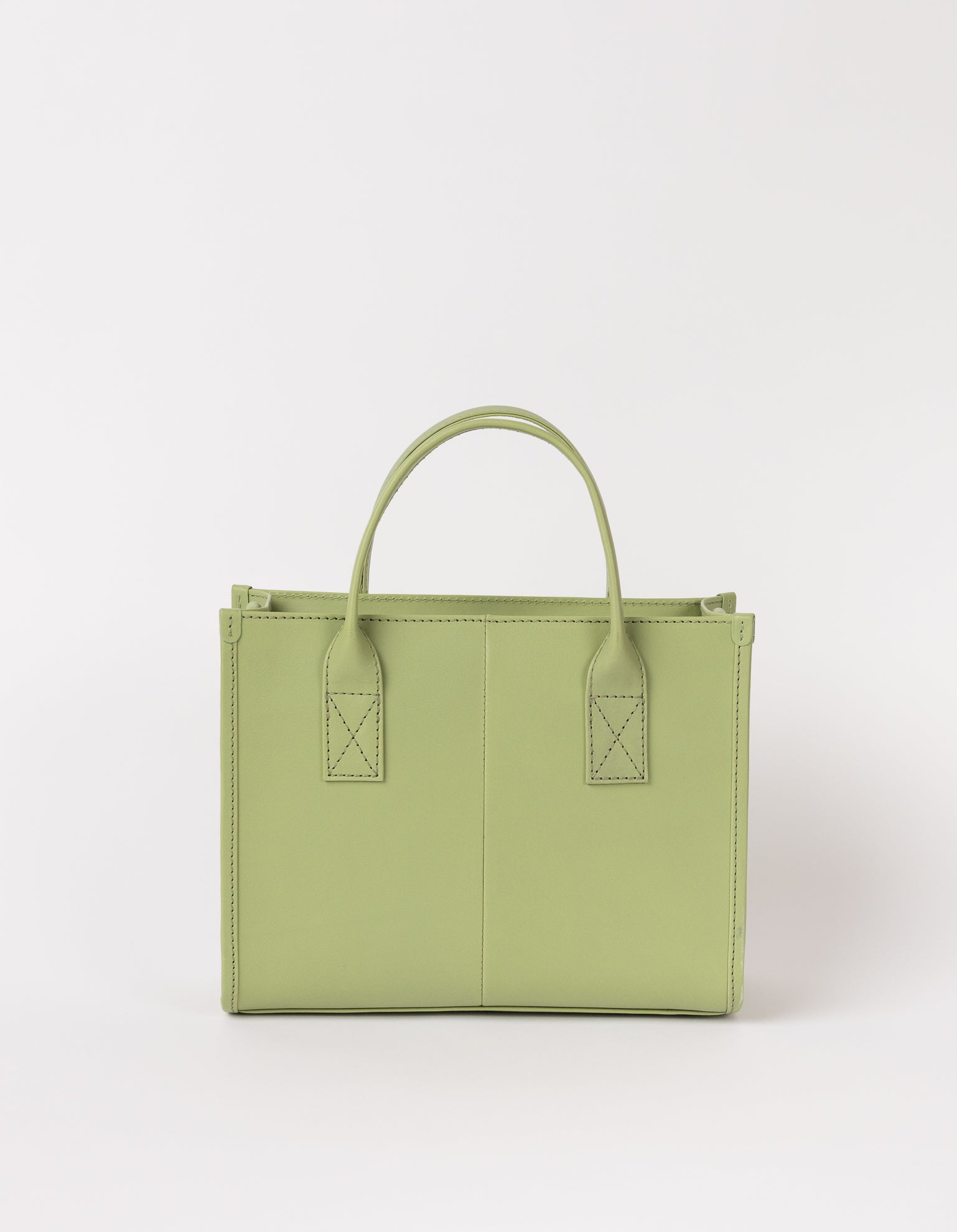 Jackie Midi - Tea Green Classic Leather