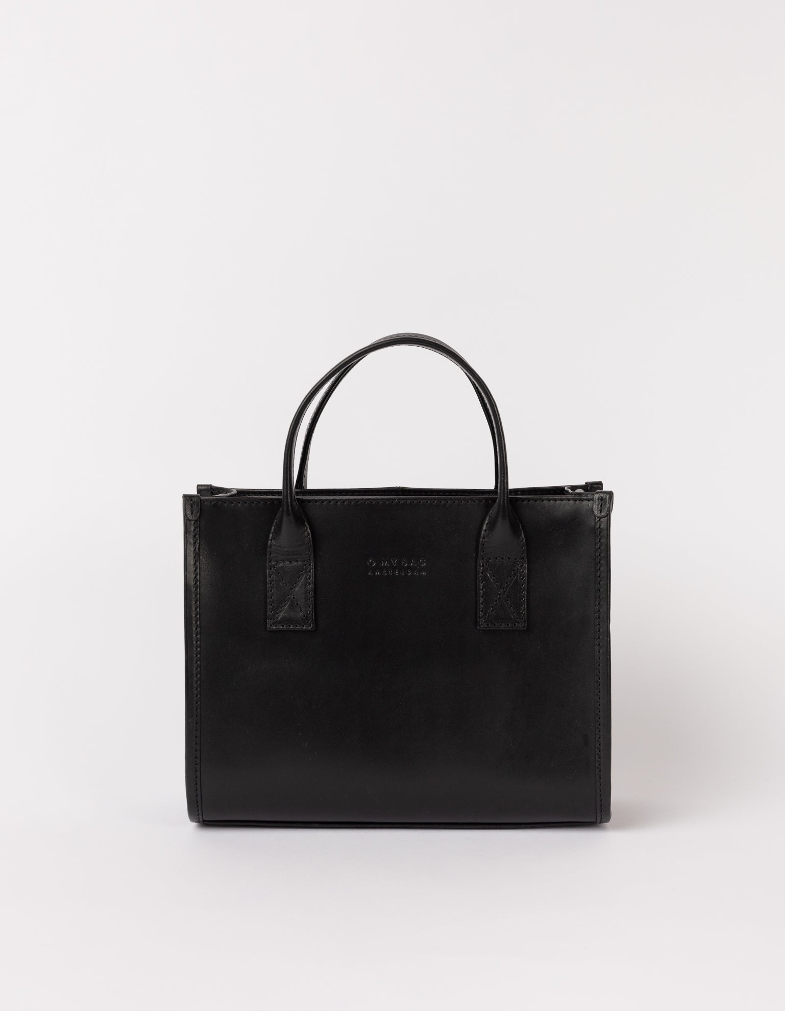 Jackie Midi - Black Classic Leather