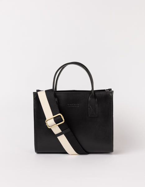 Jackie Midi - Black Classic Leather