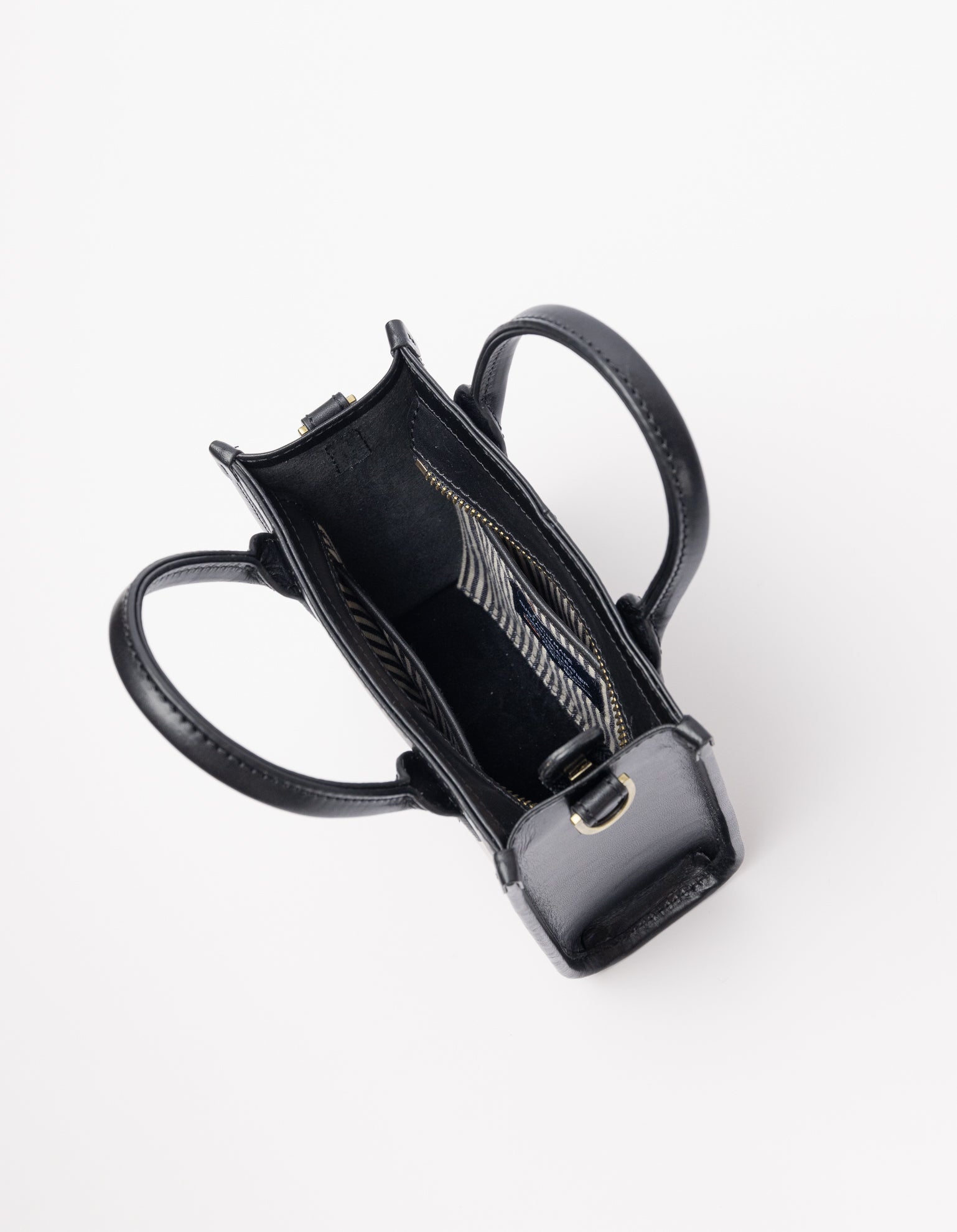 Rectangle shaped mini leather bag - inside product image
