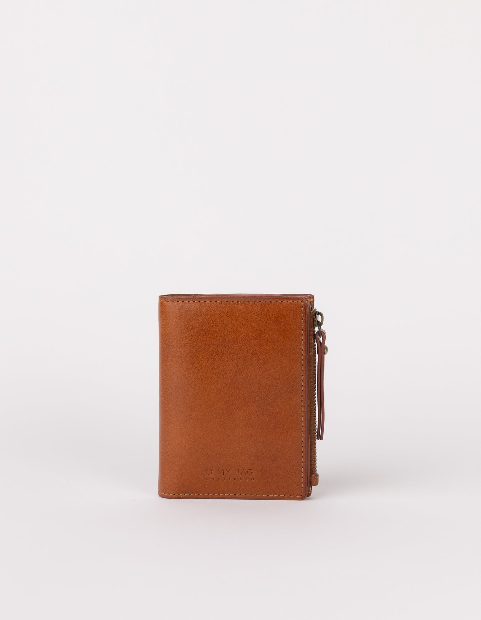 Front product image of Jamie Wallet cognac classic leather