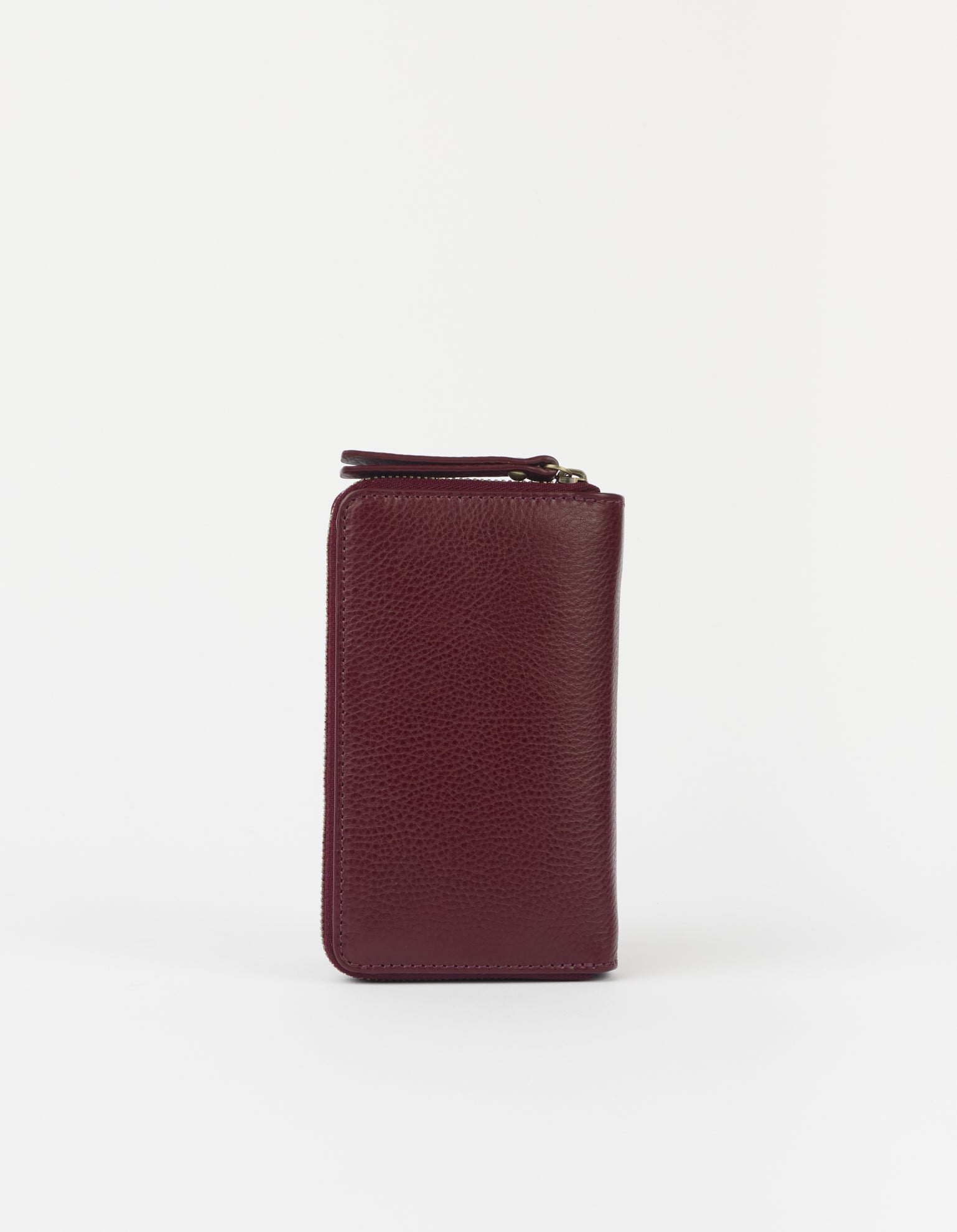 Jett Wallet - Dark Cherry Soft Grain Leather