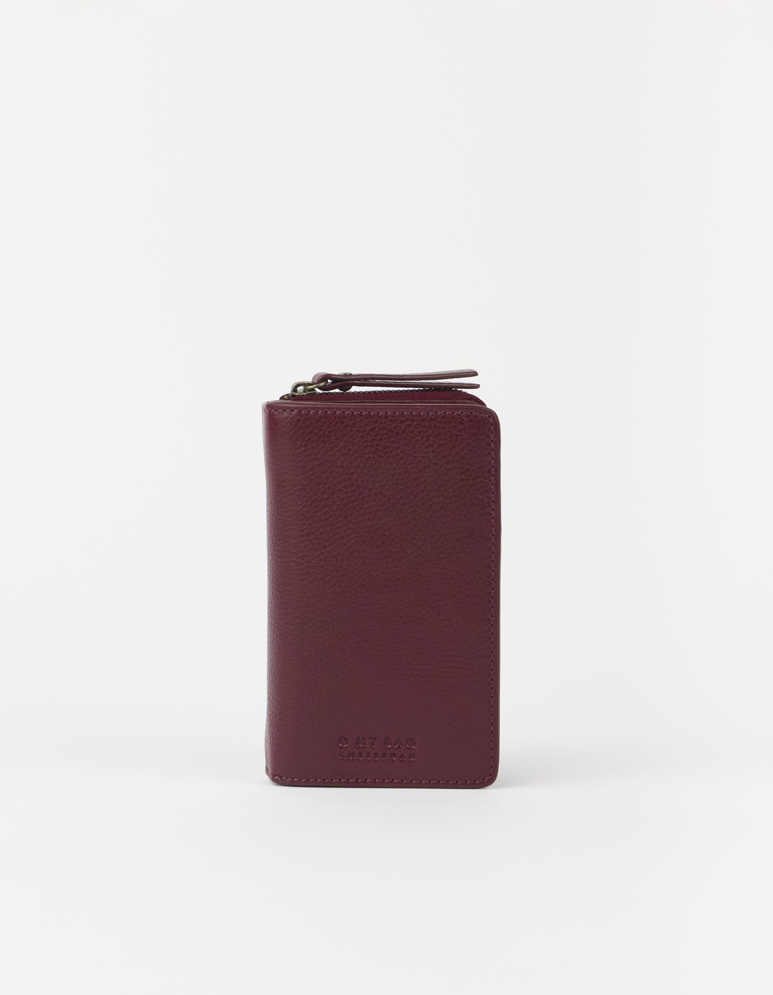 Jett Wallet - Dark Cherry Soft Grain Leather