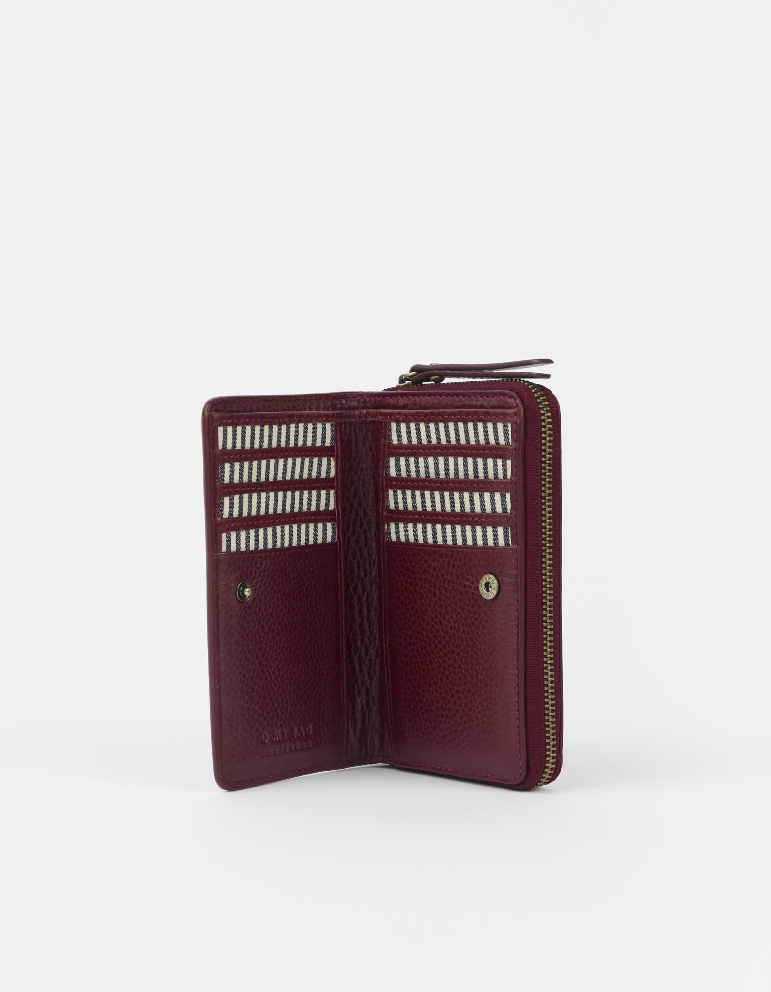 Jett Wallet - Dark Cherry Soft Grain Leather
