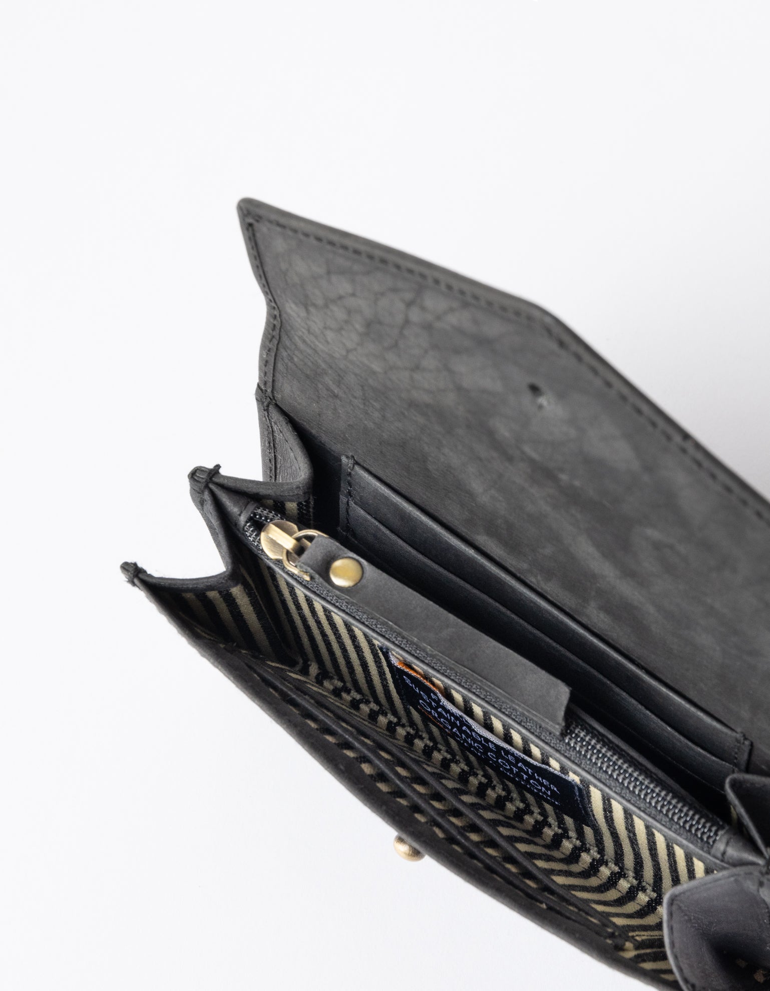 Perfectly Imperfect Jo's Purse - Black Hunter Leather