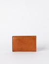 Cognac classic leather purse - back product image