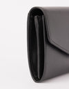 Black classic leather purse - close-up image