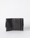 Black Leather wallet. Envelope shape. Inside product image.